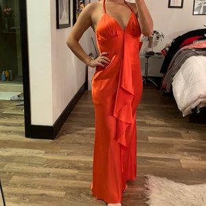 Allen Schwarts sexy red dress!